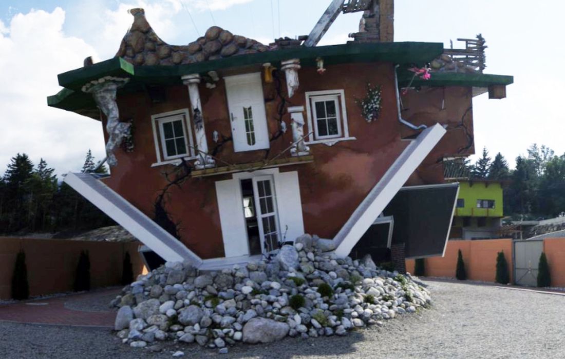 Haus steht Kopf a Terfens