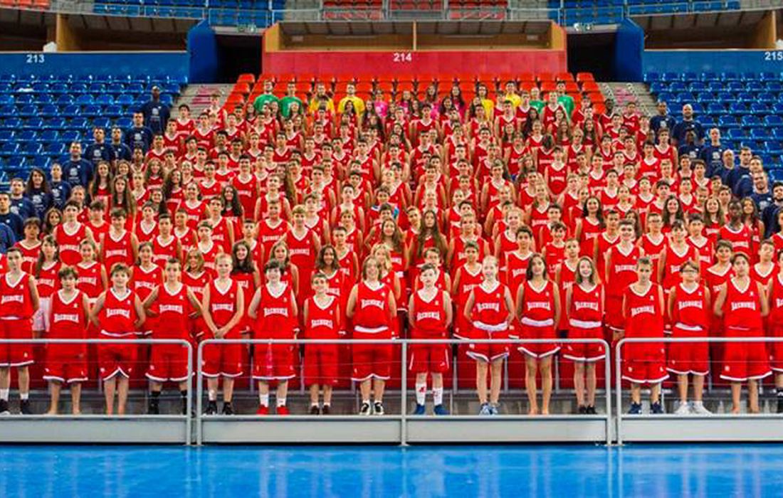 Campo estivo di basket a Vitoria spagna a Vitoria-Gasteiz