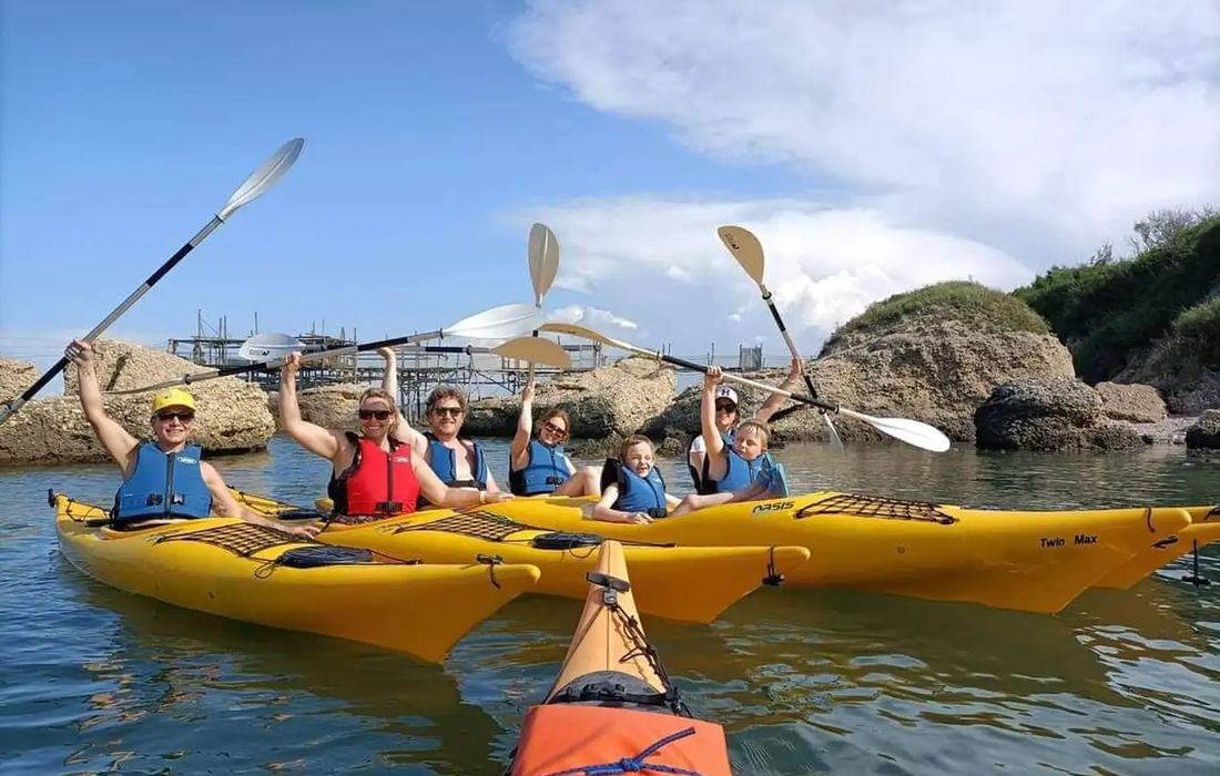 Tour in kayak da Fossacesia lungo la Costa dei Trabocchi a Fossacesia Marina