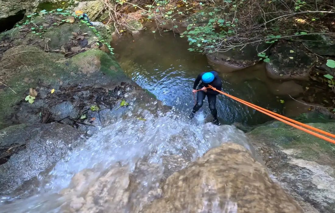 Canyoning family sul Rio Siscia nel Sassarese a Cargeghe