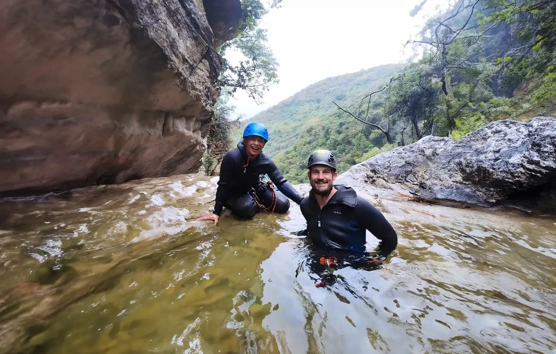 Canyoning family  sul Lago di Garda a Tignale