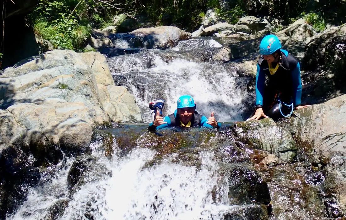 Canyoning nel Rio Bargonasco in Liguria a Bargonasco
