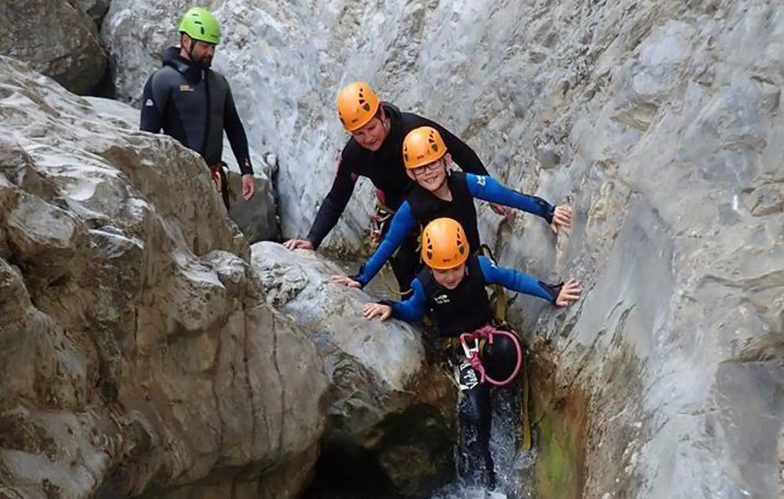 Canyoning per famiglie 