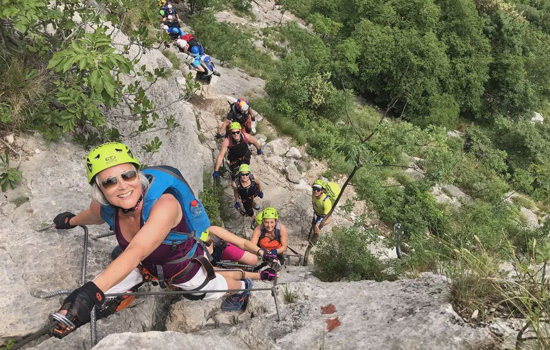 Via ferrata al monte Colodri a Arco