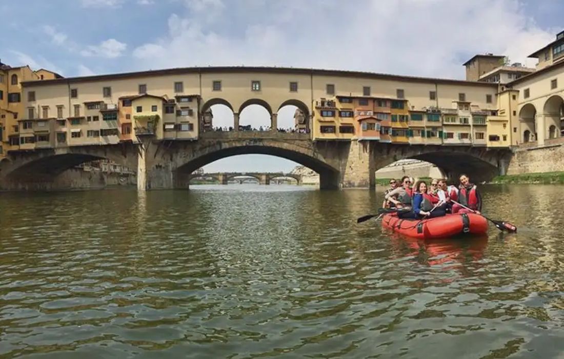 Rafting tour sull'Arno a Firenze