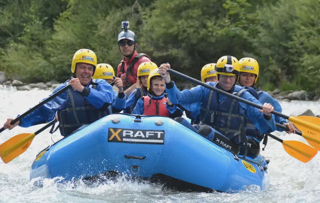 Battesimo del rafting sul fiume Noce a Mezzana
