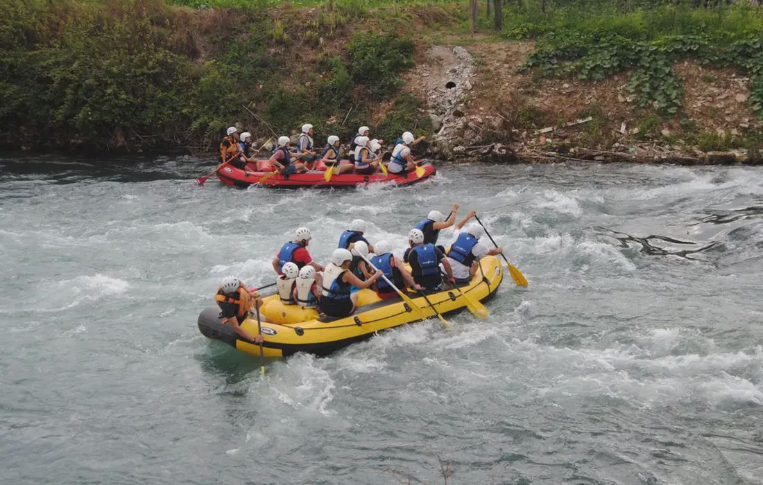Rafting sul fiume Gari a Cassino