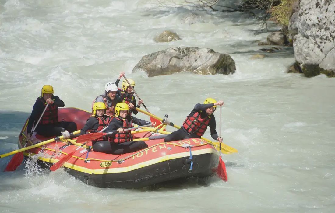 Rafting express sulla Dora Baltea a Pré-Saint-Didier