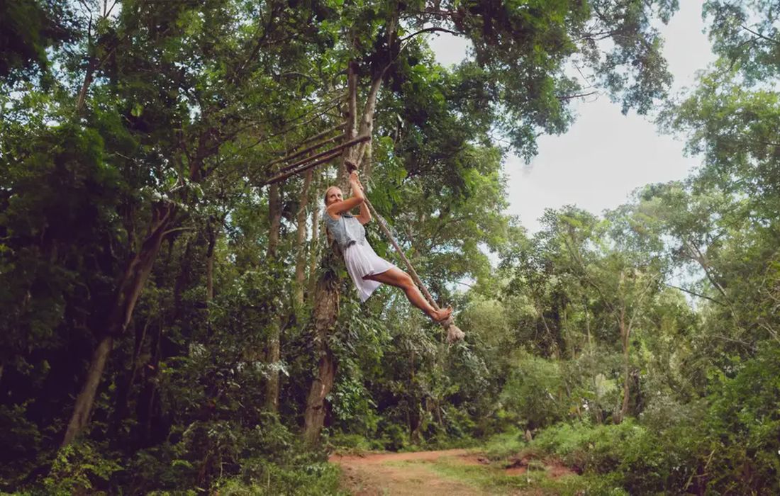 Esperienza di tarzaning sul Lago Maggiore a Arona