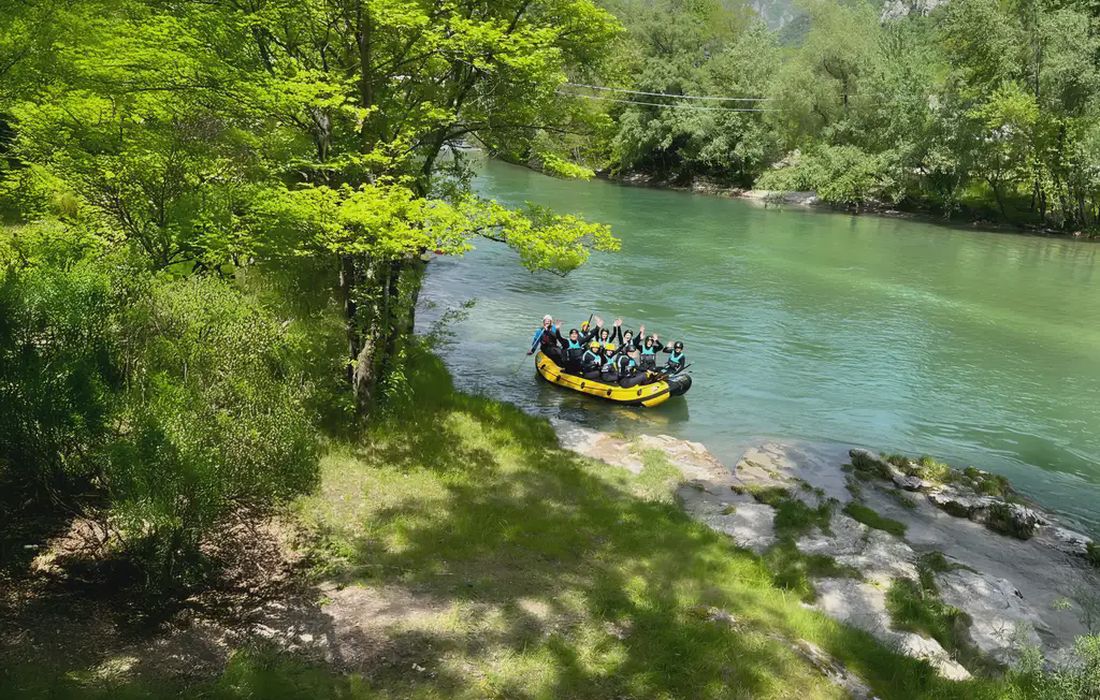 Rafting family sul fiume Brenta a Solagna