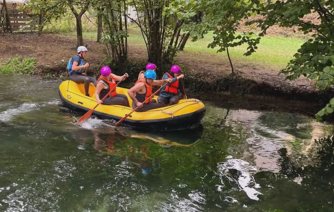 Rafting sul fiume Sordo e Corno a Norcia a Serravalle