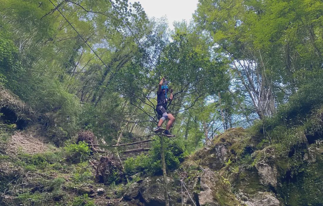 Via ferrata e zipline in provincia di Lucca a Fabbriche di Vergemoli