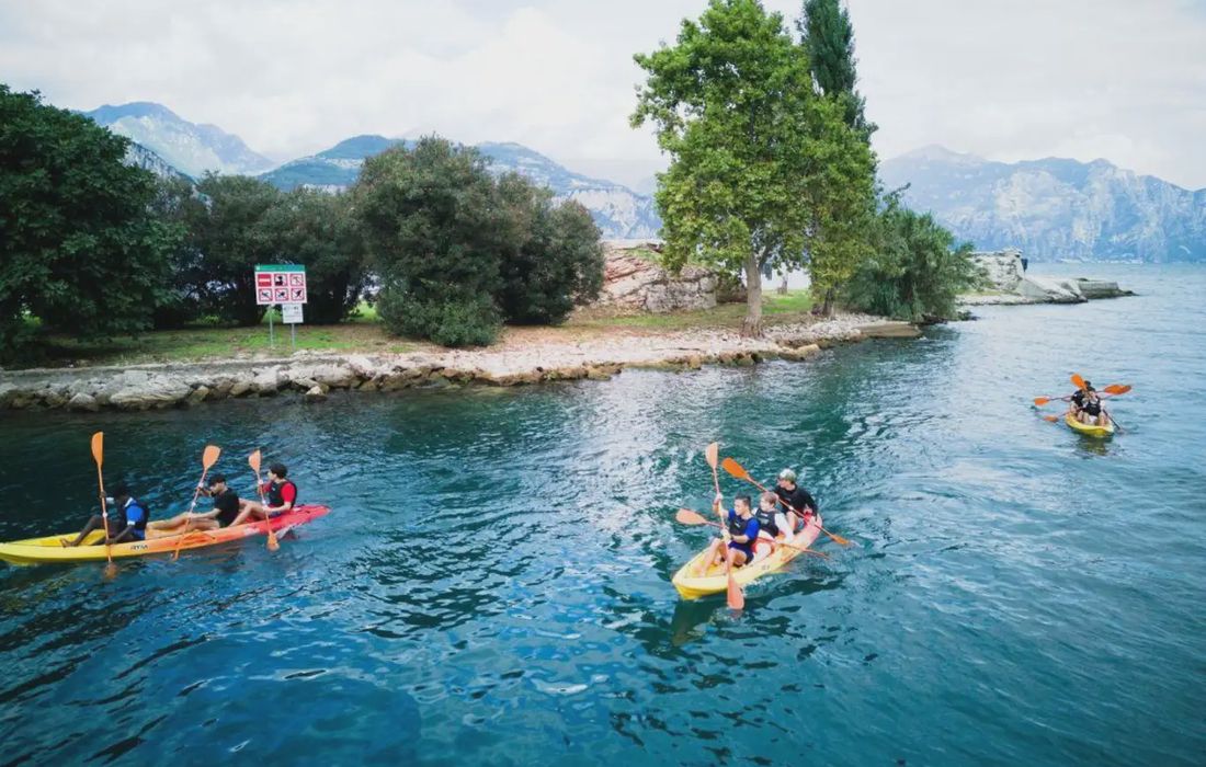Escursione in kayak a Campione del Garda a Campione del Garda