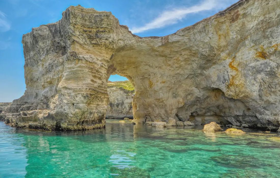 Giornata in barca lungo la costa nord di Otranto e aperitivo a Otranto