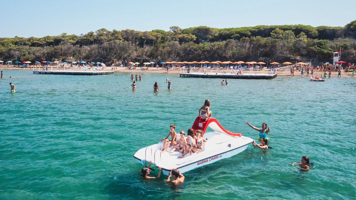  Pedalò al mare - Camping Voltoncino a Albinia Orbetello