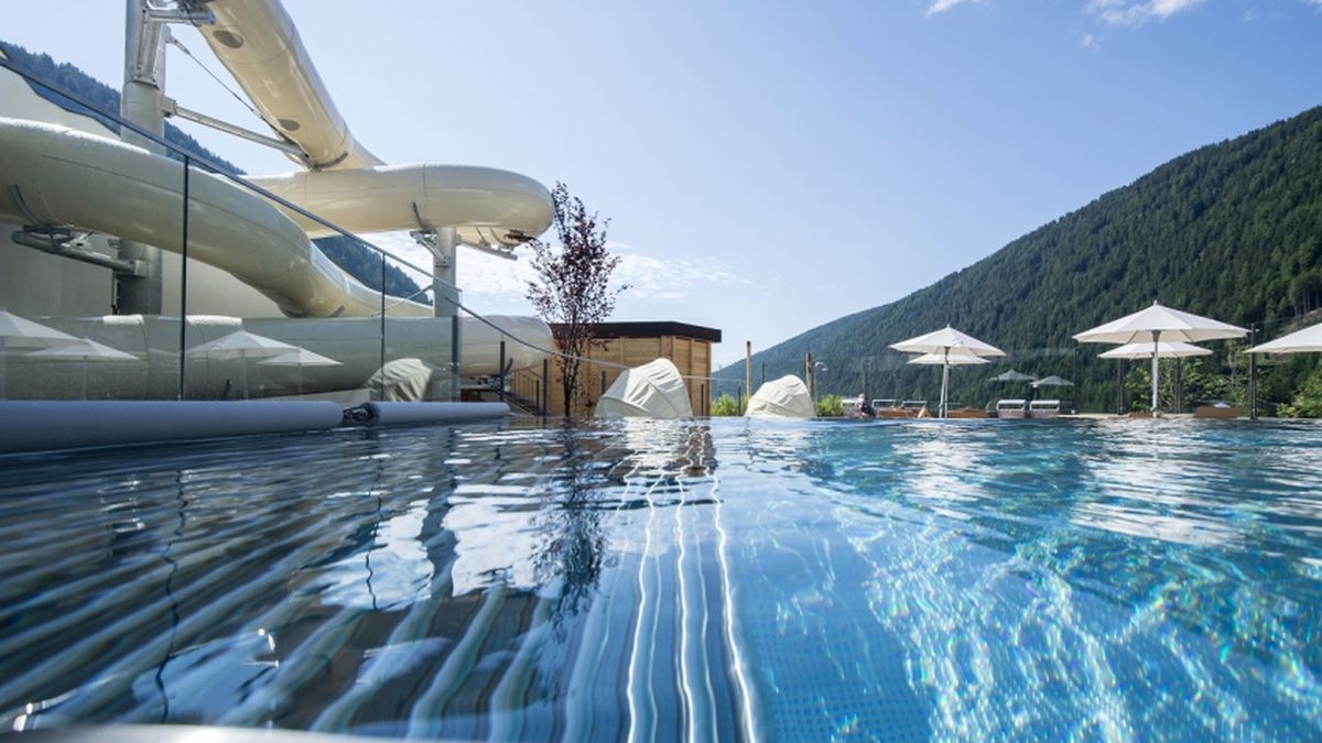  Piscina esterna riscaldata - Familienhotel Huber a Valles / Rio di Pusteria