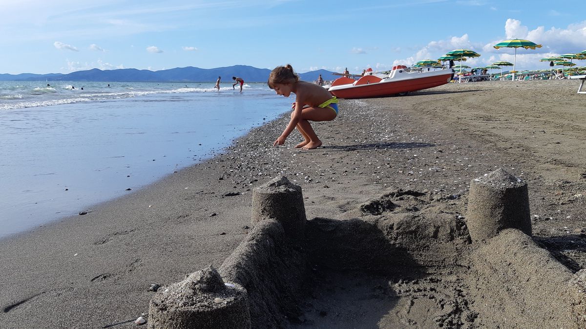  grande spiaggia - Residence Mareblù a Principina a mare