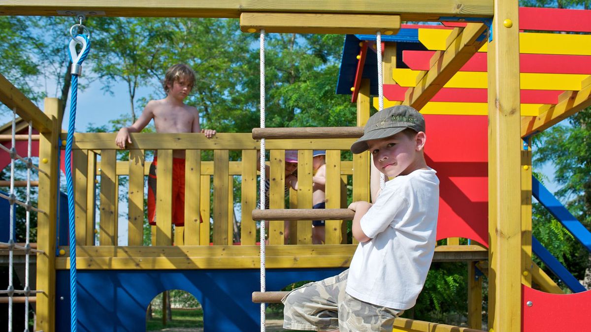  Area giochi esterna - Green village resort a Lignano Sabbiadoro