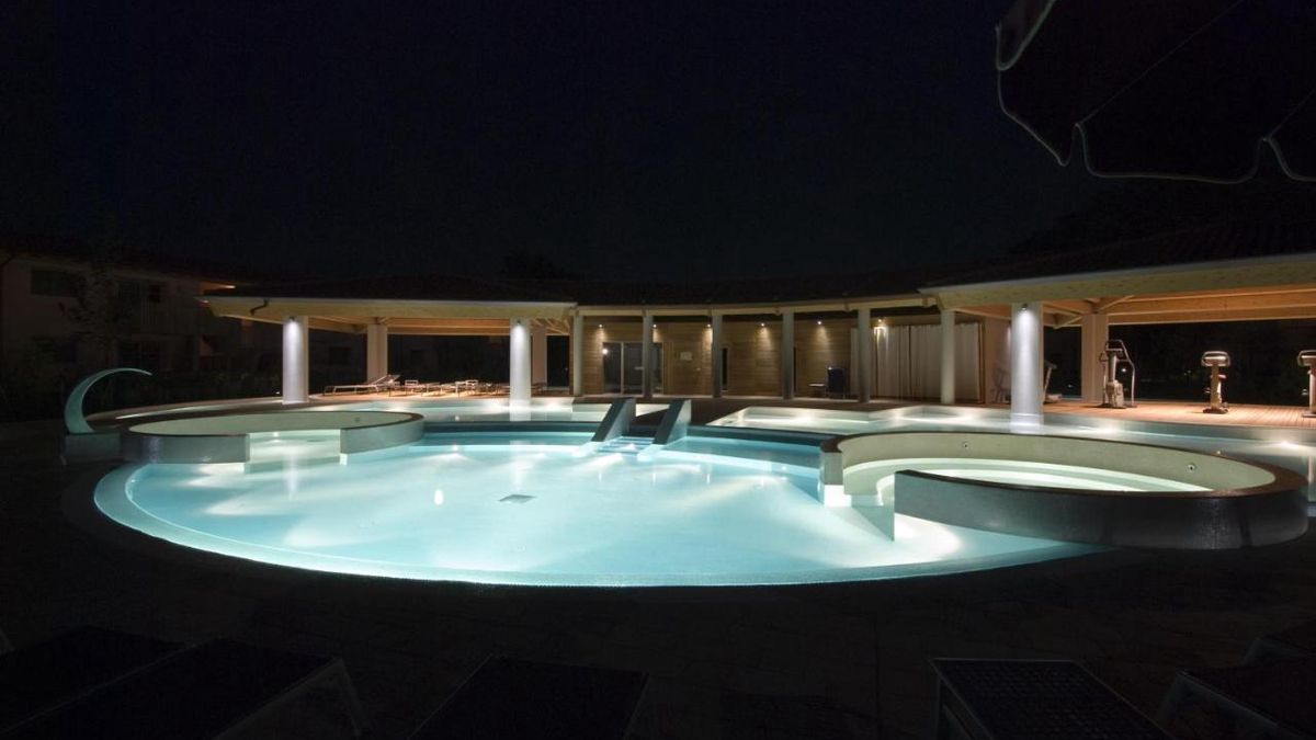  Open SPA con idromassaggio, sauna, bagno turco - Green village resort a Lignano Sabbiadoro