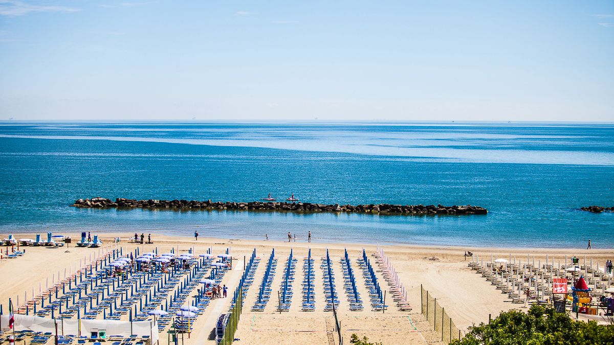  Vista spiaggia - Color King Marte Family Village a Lido di Classe