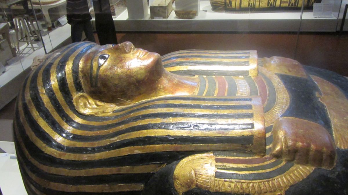  Sarcofago faraonico in oro - Museo Egizio  a Torino