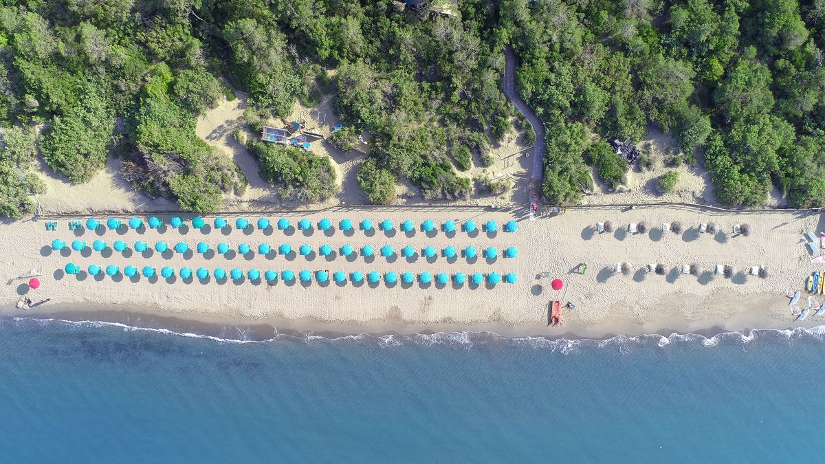  Spiaggia - Camping Village Maremma Sans Souci a Castiglione della Pescaia