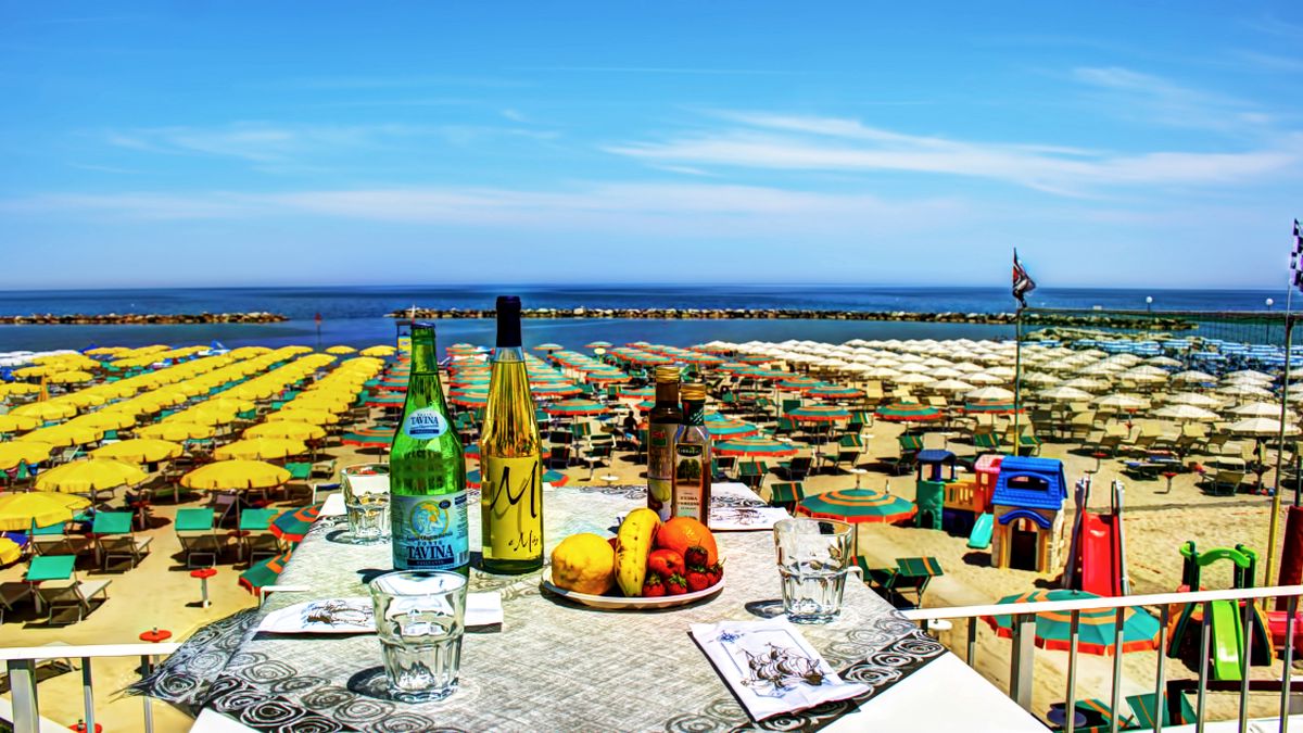  Ristorantino vista mare - Villaggio camping bungalow delle rose a GATTEO A MARE