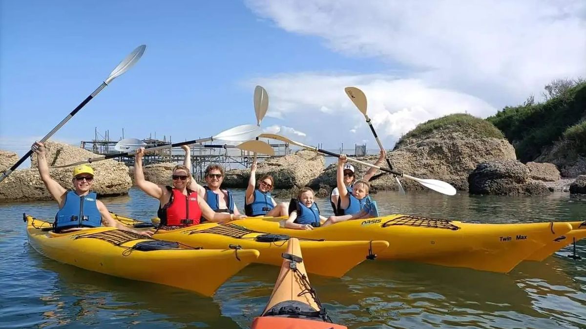   - Tour in kayak da Fossacesia lungo la Costa dei Trabocchi a Fossacesia Marina