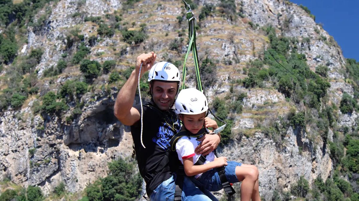   - Zipline a Furore in Costiera Amalfitana Volo Family  a Furore