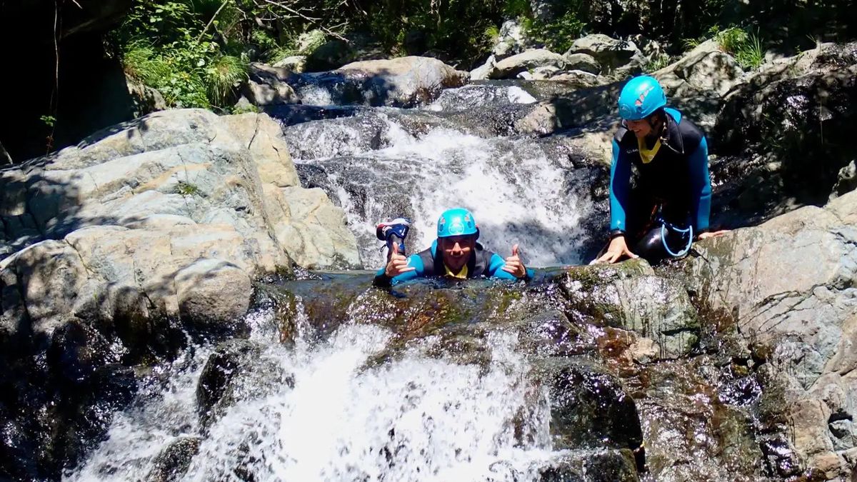   - Canyoning nel Rio Bargonasco in Liguria a Bargonasco