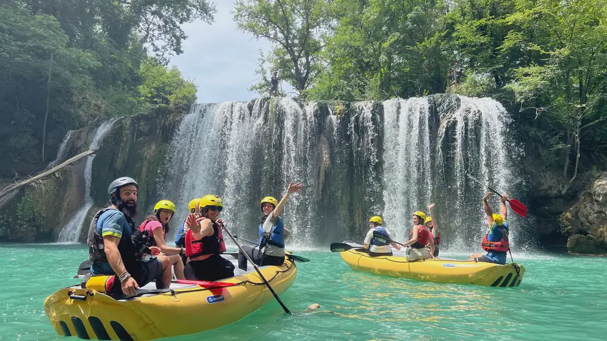   - Soft rafting in Val d