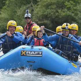 Battesimo del rafting sul fiume Noce