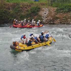 Rafting sul fiume Gari