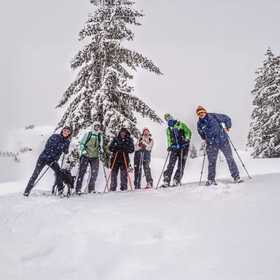 Ciaspolata nella Piana del Gaver