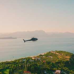 Volo panoramico in elicottero sul lago di Garda