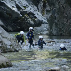 Canyoning per famiglie sul fiume Sesia