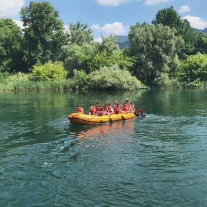 Soft rafting sull'Adda