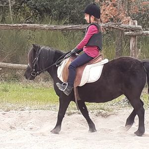 Battesimo della sella su pony per bambini in provincia di Firenze