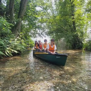 Escursione in canoa alla cascata della Qualba sul Lago d'Orta