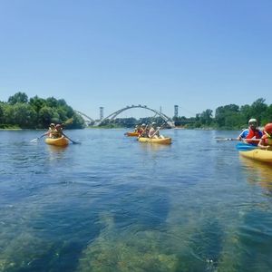 Escursione in kayak sul fiume Ticino