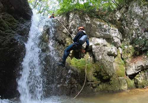 Canyoning Family al Vajo dell'Orsa a Brentino