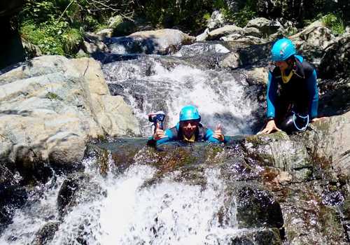 Canyoning nel Rio Bargonasco in Liguria