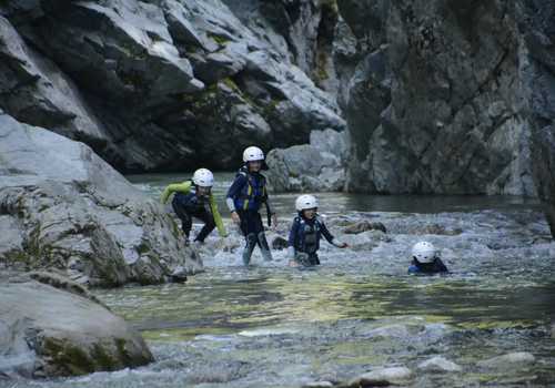 Canyoning per famiglie sul fiume Sesia