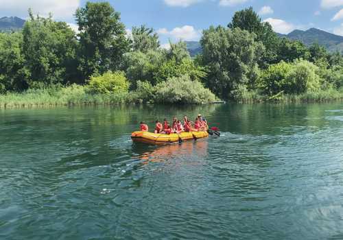 Soft rafting sull'Adda