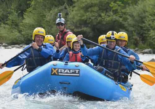 Battesimo del rafting sul fiume Noce