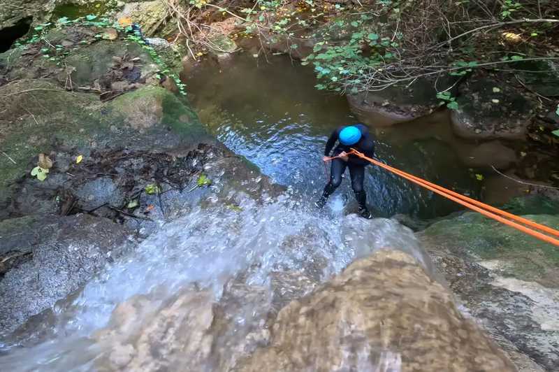 Canyoning family sul Rio Siscia nel Sassarese