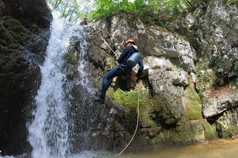 Canyoning Family al Vajo dell'Orsa a Brentino