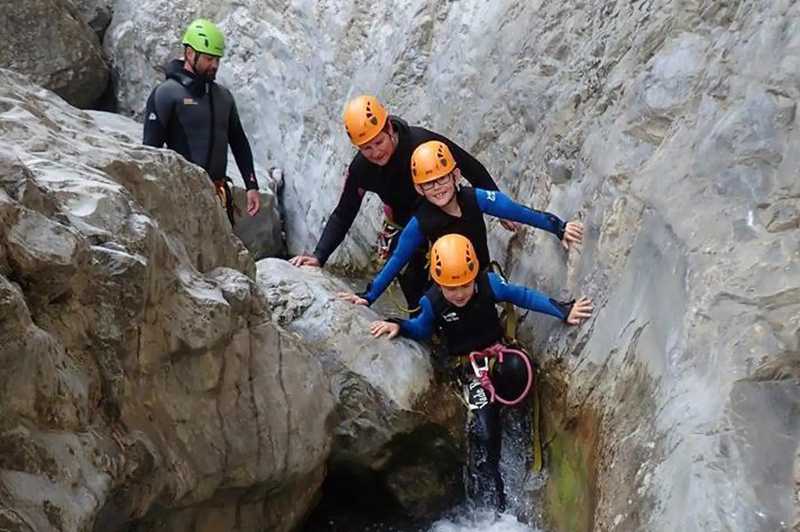 Canyoning per famiglie 