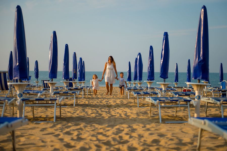 la spiaggia di Jesolo