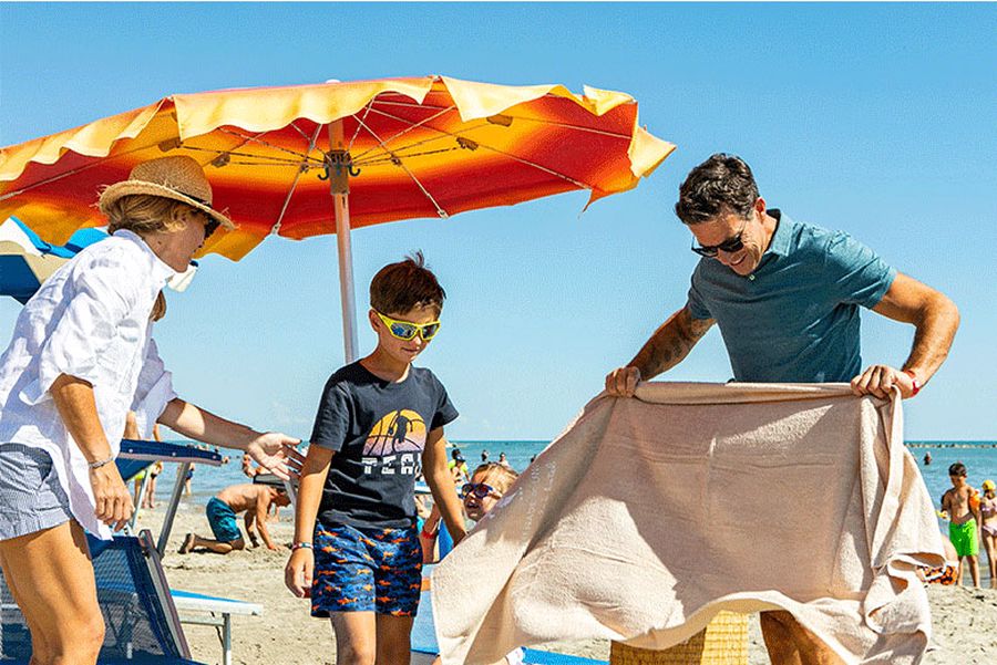 The beach at Cesenatico
